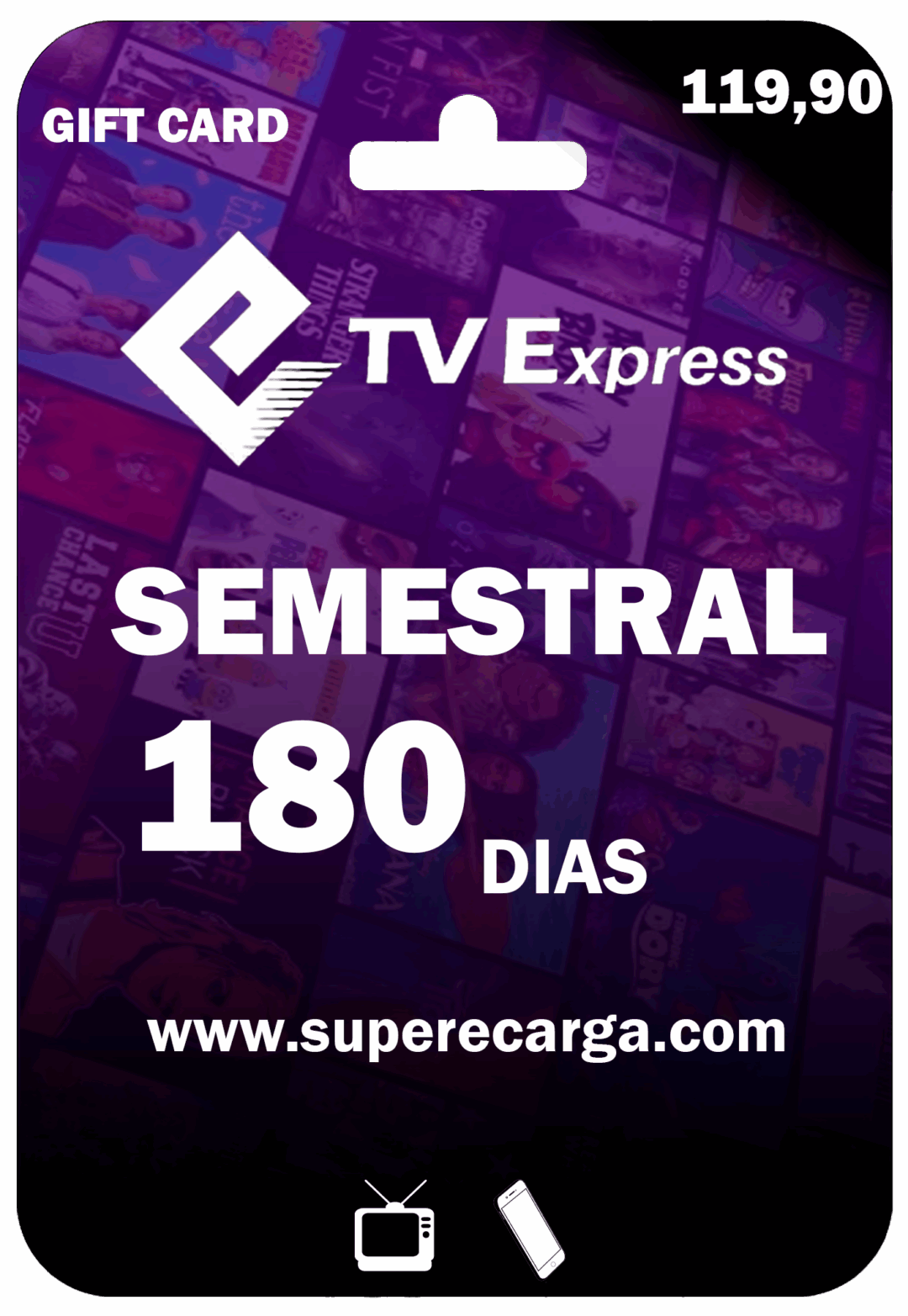 Recarga TV Express Semestral