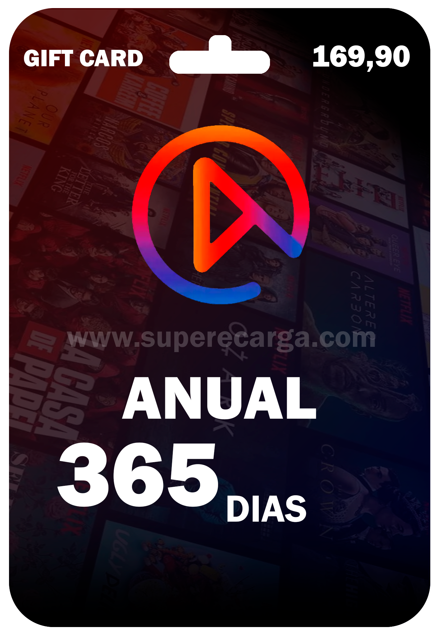 Clique para ampliar o Gift Card Gift Card do Plano Anual UniTV - Assinatura de 365 dias para canais em HD